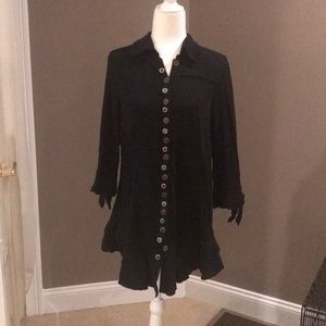 Neon Buddha sweatshirt tunic